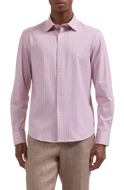 Bugatchi James Ooohcotton® Plaid Button-up Shirt In Pink