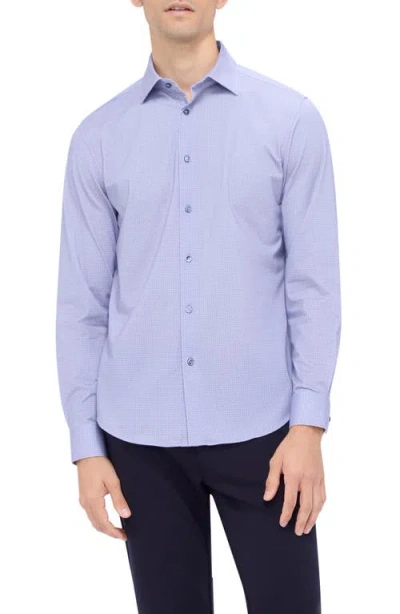 BUGATCHI BUGATCHI JAMES OOOHCOTTON® PRINT BUTTON-UP SHIRT