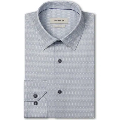 Bugatchi James Ooohcotton® Print Button-up Shirt In Blue