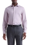 Bugatchi James Ooohcotton® Space Dye Button-up Shirt In Pink