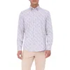 Bugatchi Jax Ooohcotton® Dot Print Button-up Shirt In Camel