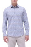 Bugatchi Jimmy Ooohcotton® Abstract Print Button-up Shirt