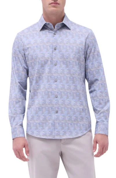 Bugatchi Jimmy Ooohcotton® Abstract Print Button-up Shirt