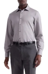 Bugatchi Jimmy Ooohcotton® Button-up Shirt In Gray