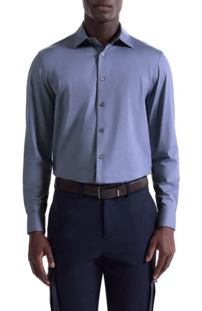 Bugatchi Jimmy Ooohcotton® Button-up Shirt In Purple