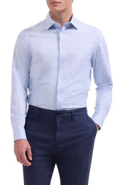 Bugatchi Jimmy Ooohcotton® Floral Print Button-up Shirt In Multi