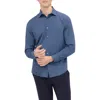 Bugatchi Jimmy Ooohcotton® Geo Print Button-up Shirt In Navy