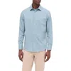 Bugatchi Jimmy Ooohcotton® Geo Print Button-up Shirt In Sage