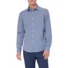 Bugatchi Jimmy Ooohcotton® Geometric Print Button-up Shirt In Navy