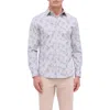 Bugatchi Jimmy Ooohcotton® Leaf Print Button-up Shirt In Desert