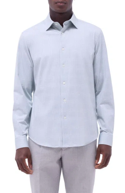 Bugatchi Jimmy Ooohcotton® Print Button-up Shirt In Mint