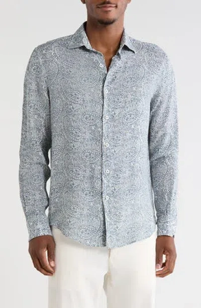 Bugatchi Julian Comfort Stretch Paisley Button-up Shirt In Multi