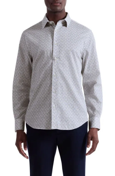 Bugatchi Julian Shaped Fit Geo Print Button-up Shirt In Multi
