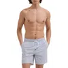 Bugatchi Kai Palm Print Swim Trunks In Blue