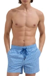 Bugatchi Kai Swim Trunks In Blue