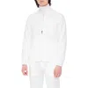 Bugatchi Knit Blouson Jacket In White