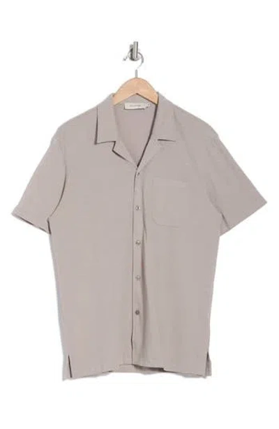 Bugatchi Knit Camp Shirt In Willow