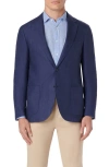 Bugatchi Linen Blazer In Navy