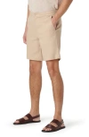 BUGATCHI LINEN BLEND DRAWSTRING CHINO SHORTS