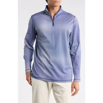 Bugatchi Long Sleeve Knit Sweatshirt In Blue