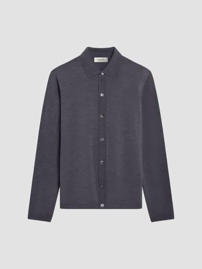 Bugatchi Men's Alistair Wool Shirt In Black