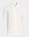 Bugatchi Short Sleeve Cardigan In Multi