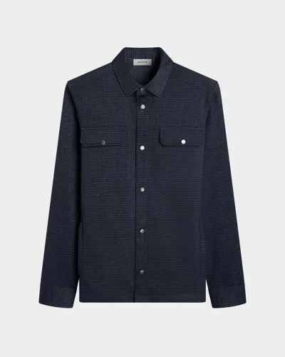 BUGATCHI MEN & APOS;S MICRO-CHECK OVERSHIRT