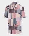 Bugatchi Men's Orson Abstract-print Button-front Shirt In Multi