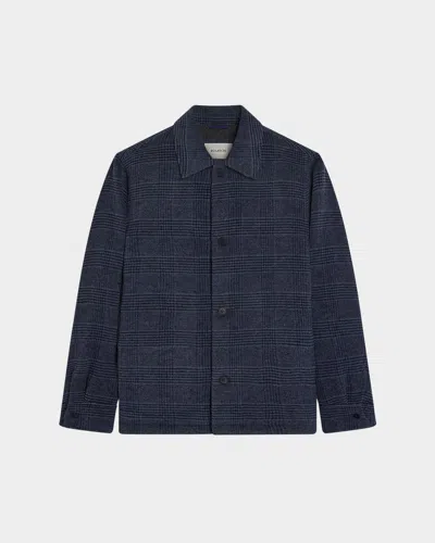 Bugatchi Men & Apos;s Plaid Wool-blend Jacket In Blue