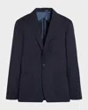 Bugatchi Men & Apos;s Solid Wool Two-button Blazer In Blue