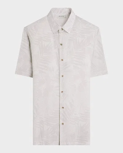 Bugatchi Men & Apos;s Vero Micro-dot Short-sleeve Shirt In Neutral