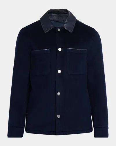 Bugatchi Men & Apos;s Wool & Cashmere Jacket In Blue