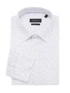 Bugatchi Men's Arthur Printed Comfort-stretch Fit Dress Shirt