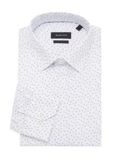 Bugatchi Men's Arthur Printed Comfort-stretch Fit Dress Shirt