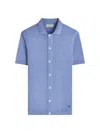 Bugatchi Men's Button-front Cotton Sweater In Blue
