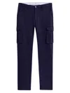 Bugatchi Men's Cargo Slim-fit Pants In Blue