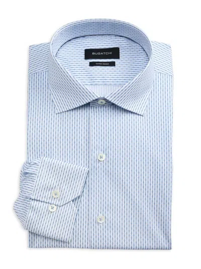 Bugatchi Men's Comfort Stretch Cotton-blend Shirt In Blue