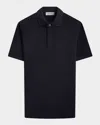 Bugatchi Textured Polo In Black