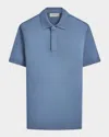 Bugatchi Textured Polo In Cobalt