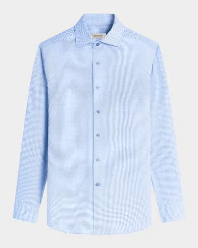 Bugatchi Men's Devon Ooohcotton Sport Shirt In Air Blue