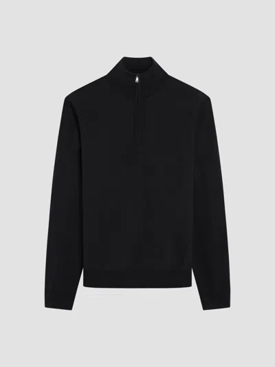 Bugatchi Men's Fred Quarter-zip Merino Wool Sweater In Multi