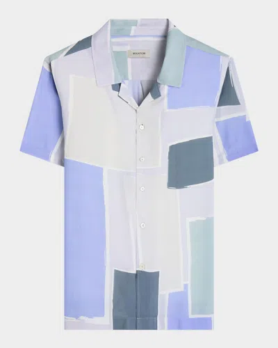 Bugatchi Men's Jackson Abstract Camp Shirt