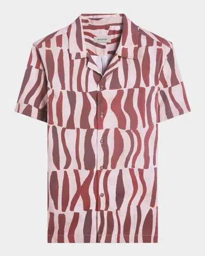 Bugatchi Men's Jackson Abstract Camp Shirt
