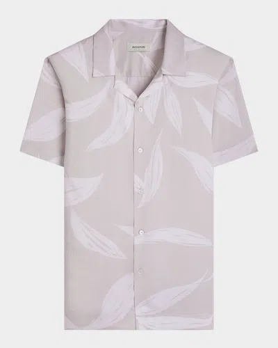 Bugatchi Men's Jackson Foliage Camp Shirt