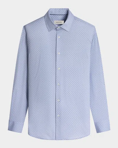 Bugatchi Men's James Ooohcotton Sport Shirt In Cobalt