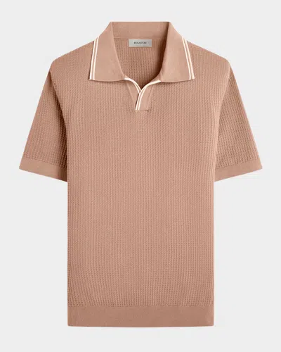 Bugatchi Men's Johnny Collar Short-sleeve Sweater