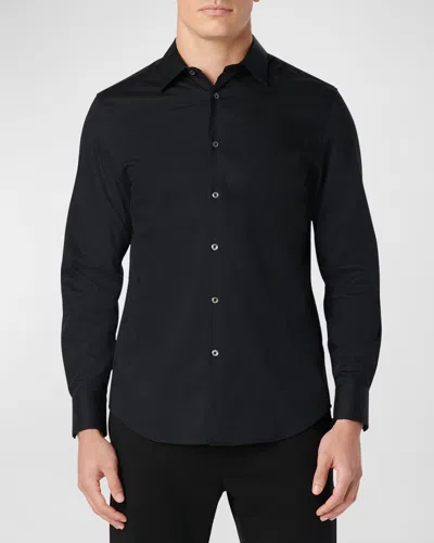 Bugatchi Men's Julian Solid Sport Shirt In Black
