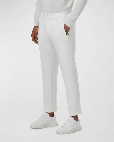 Bugatchi Men's Knit Elastic-waist Joggers In Chalk