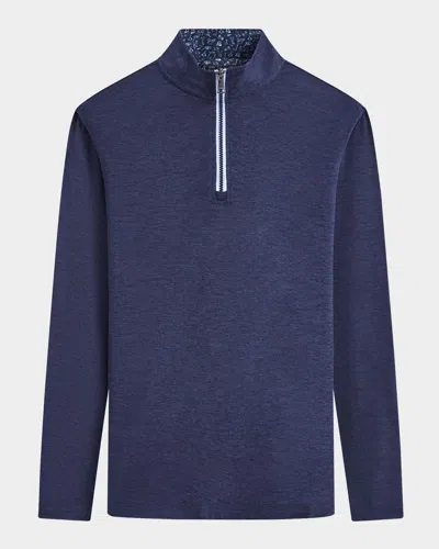 BUGATCHI MEN'S KNIT QUARTER-ZIP SWEATER