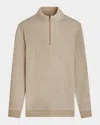 Bugatchi Men's Knit Quarter-zip Sweater In Sand